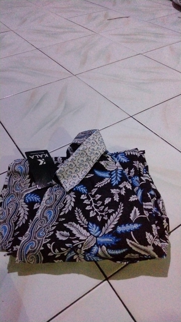 Kemeja Batik Pria Lengan Pendek Size M L Xl Xxl Katun Prima Casual Formal Non Formal Seragam Kantor