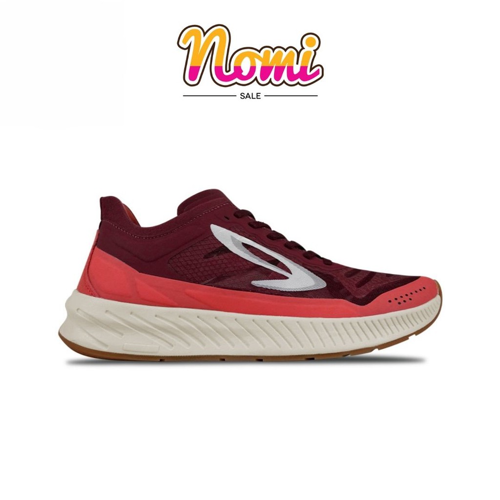 910 Nineten Geist Ekiden Elite Sepatu Running - Merah/Putih-Gading