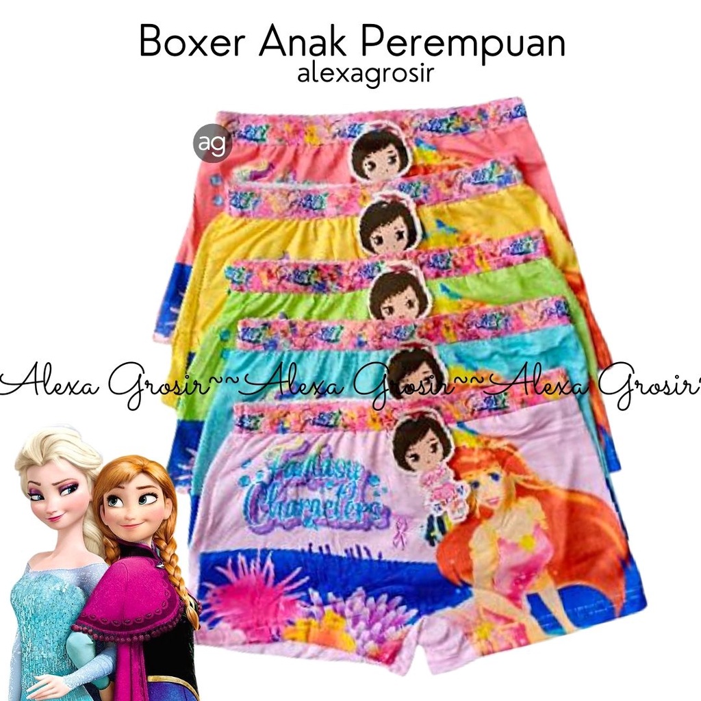 BOXER ANAK PEREMPUAN Import Mo deng mei nu