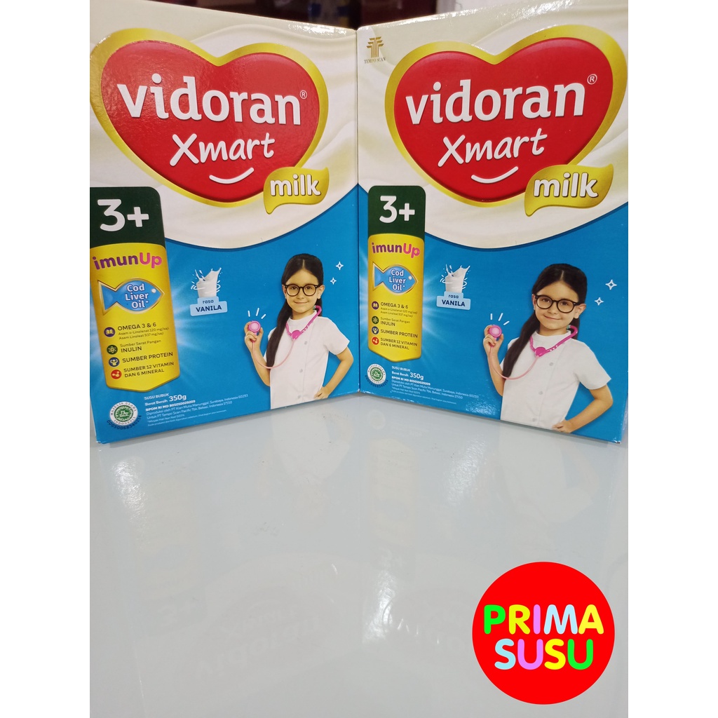 Vidoran Xmart 3+ 350 Gr, Madu, Vanila