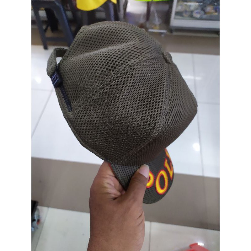 TOPI POLPP hijau jaring