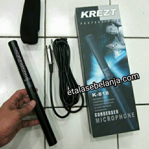 Mic Condenser untuk Video Shooting - KREZT K-818 / K818