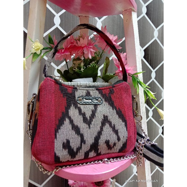 Tas  Tenun TROSO original Jepara/Tas imut/tas murah/tas tenun troso