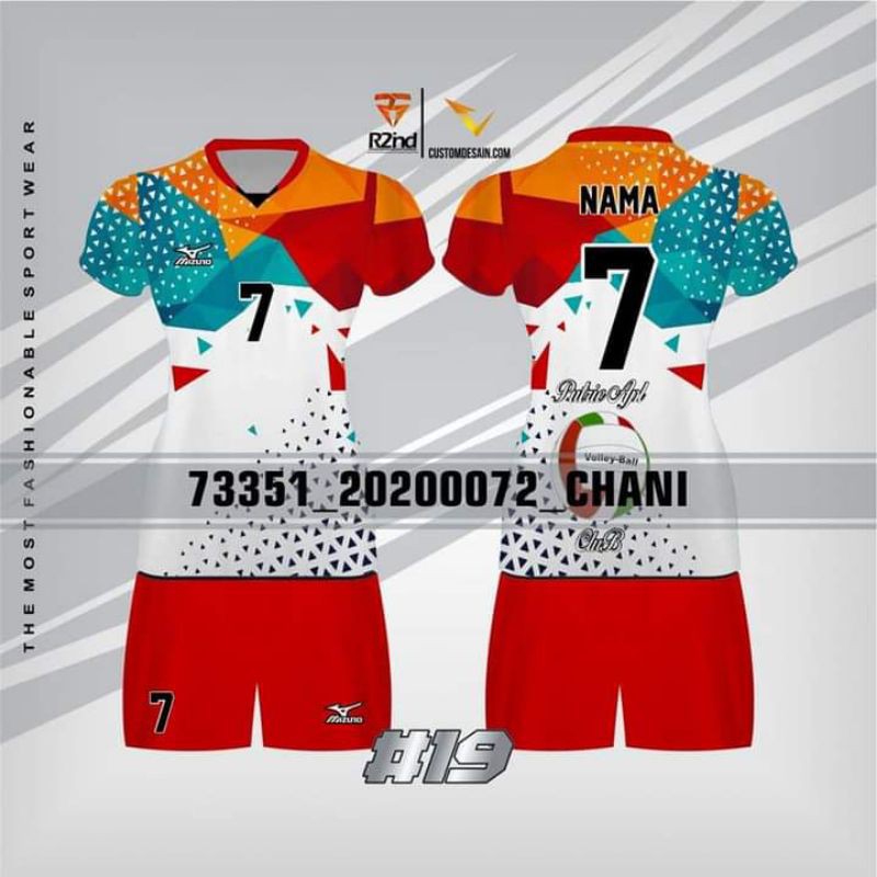 Jersey voli full printing original regarsport