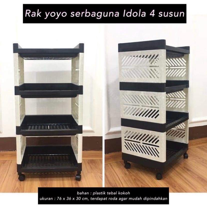 RAK YOYO 4 SUSUN SERBAGUNA / RAK APARTEMEN / RAK SERBAGUNA FBL