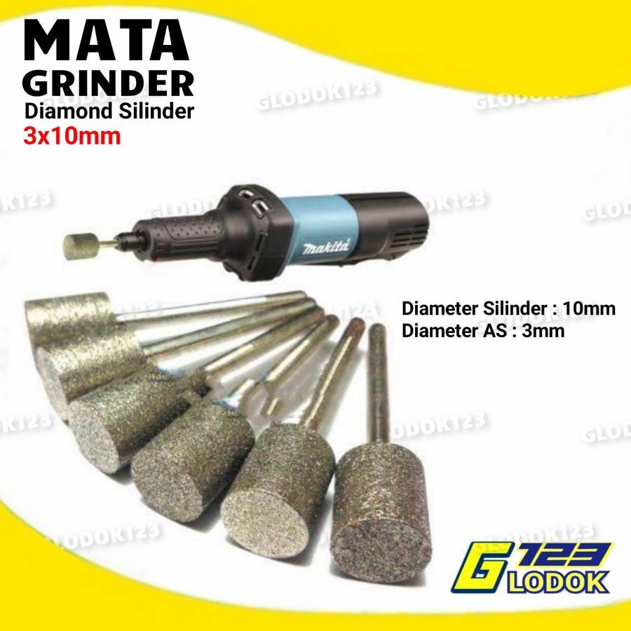 Mata Die Grinder Diamond Gerinda Mini Bit Bor Bur Tuner