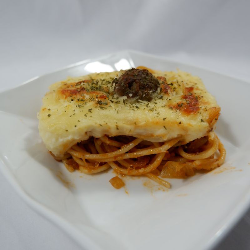 

[Premium] Dimasakin Mamay Spaghetti Brulee with Meatballs Single Pack