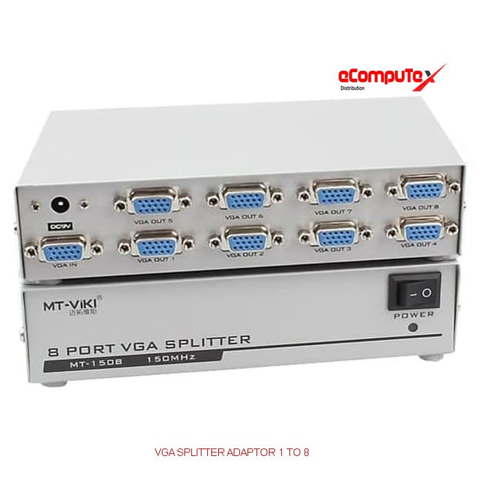 VGA SPLITTER ADAPTOR (HD) 1 TO 8 PORT