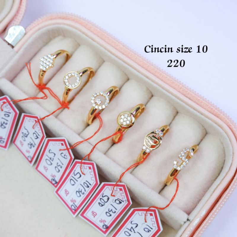 CINCIN EMAS ASLI SIZE KECIL BERAT RINGAN LARIS 300%/6K/16k700%