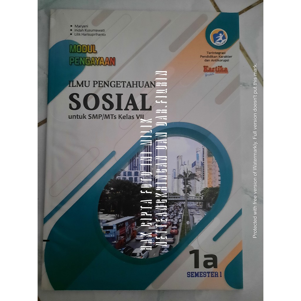 LKS SMP MTs IPS Kelas 7 8 9 VII VIII IX Semester 1 Revisi 2018 Kartika - Maryani