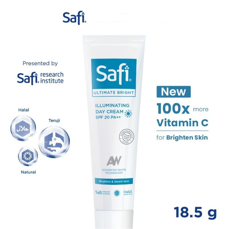 SAFI Ultimate Bright Illuminating Day Cream Spf 20 PA++ 18.5gr