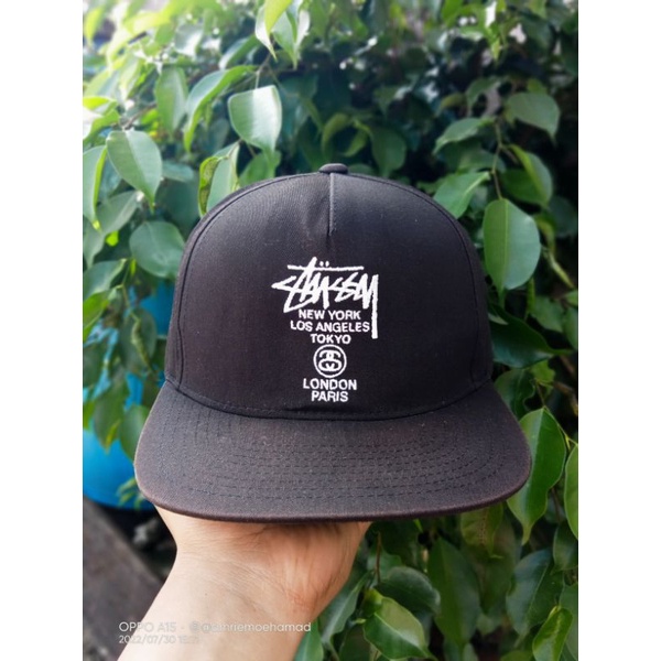 Topi snapback stussy second