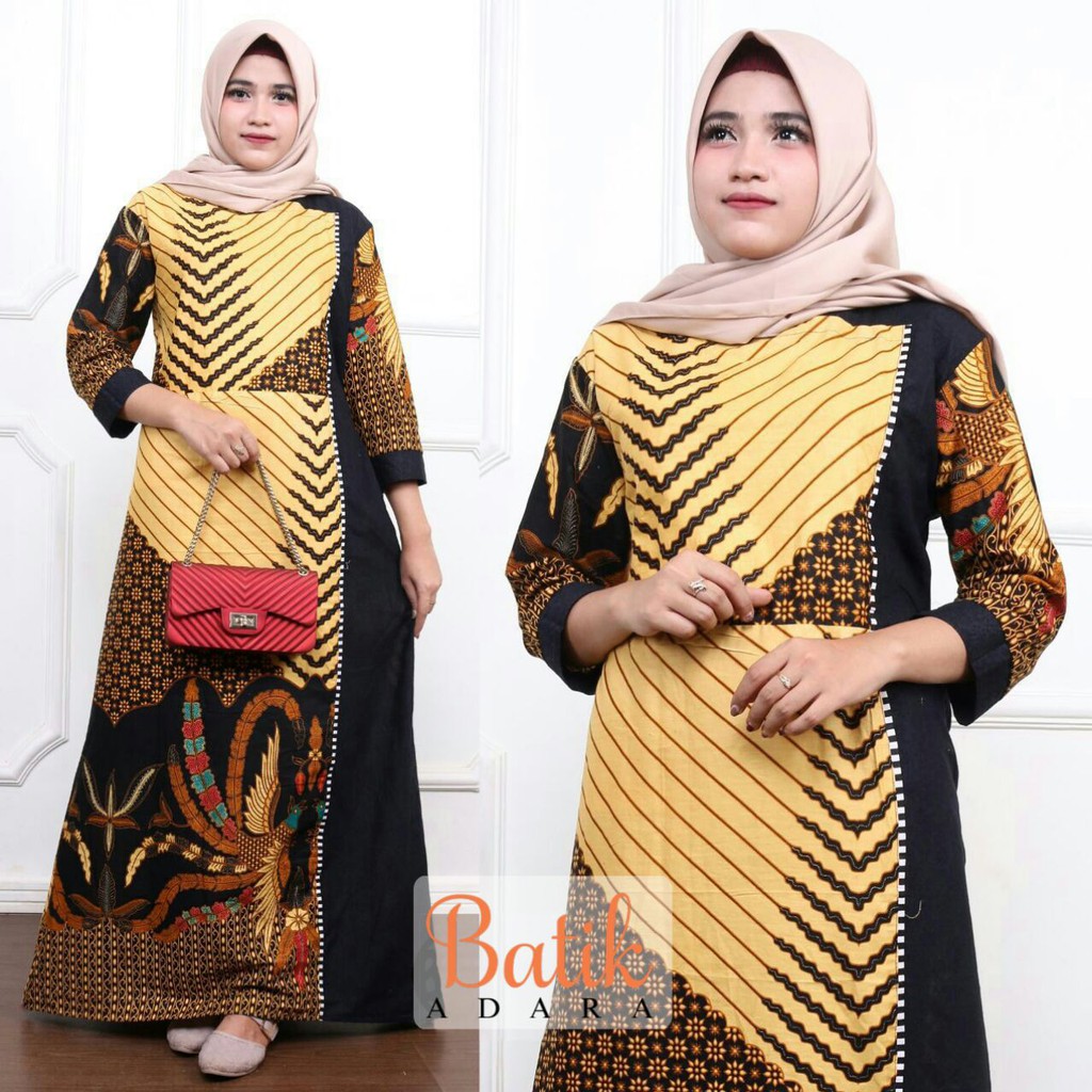GAMIS BATIK ADARA-GAMIS KATUN-BATIK SOLO-BAJU MUSLIM