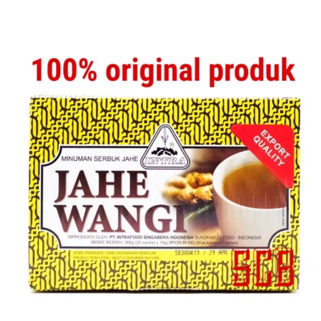 

Intra Jahe Wangi - Minuman Serbuk Jahe Instan