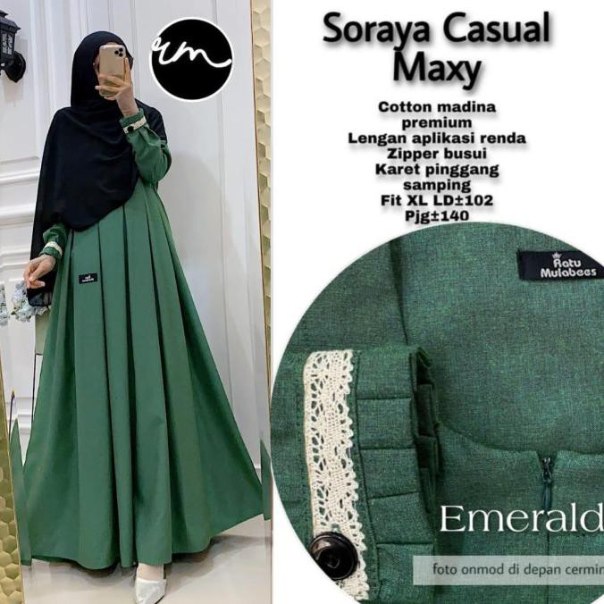 SEDIA SORAYAA MAXY TERBARU GAMIS POLOS TERBARU BUSUI SIMPLE ADEM UMBRELLA