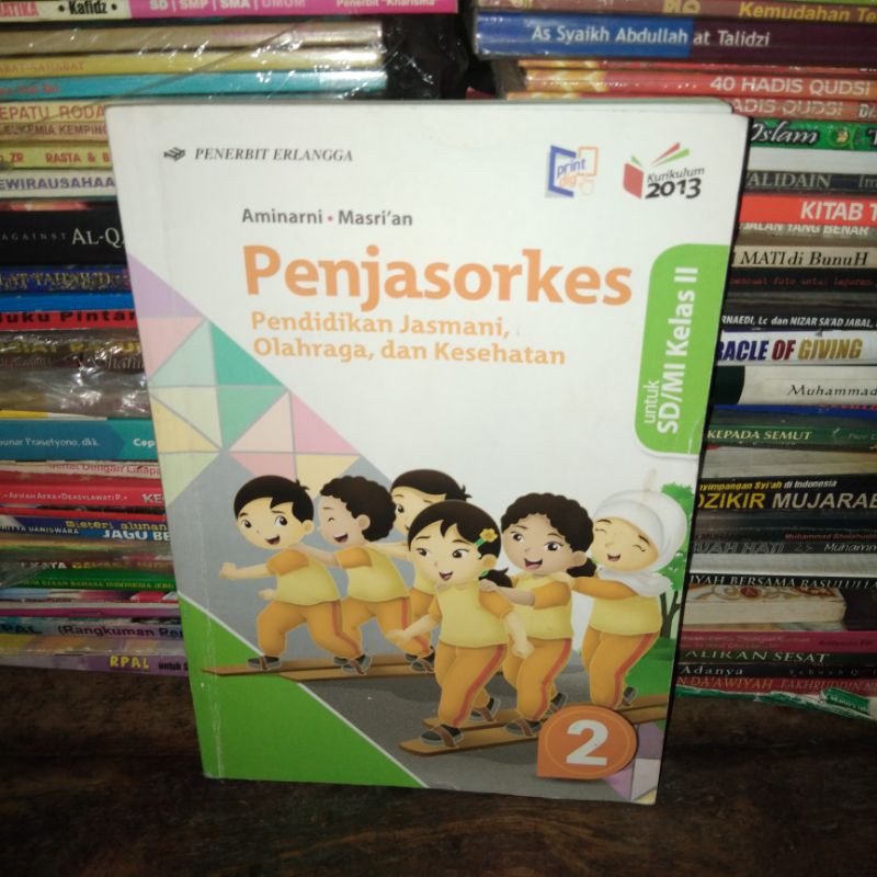 Jual Penjasorkes kelas 2 II SD Erlangga Kurikulum 2013 Revisi - Masrian ...