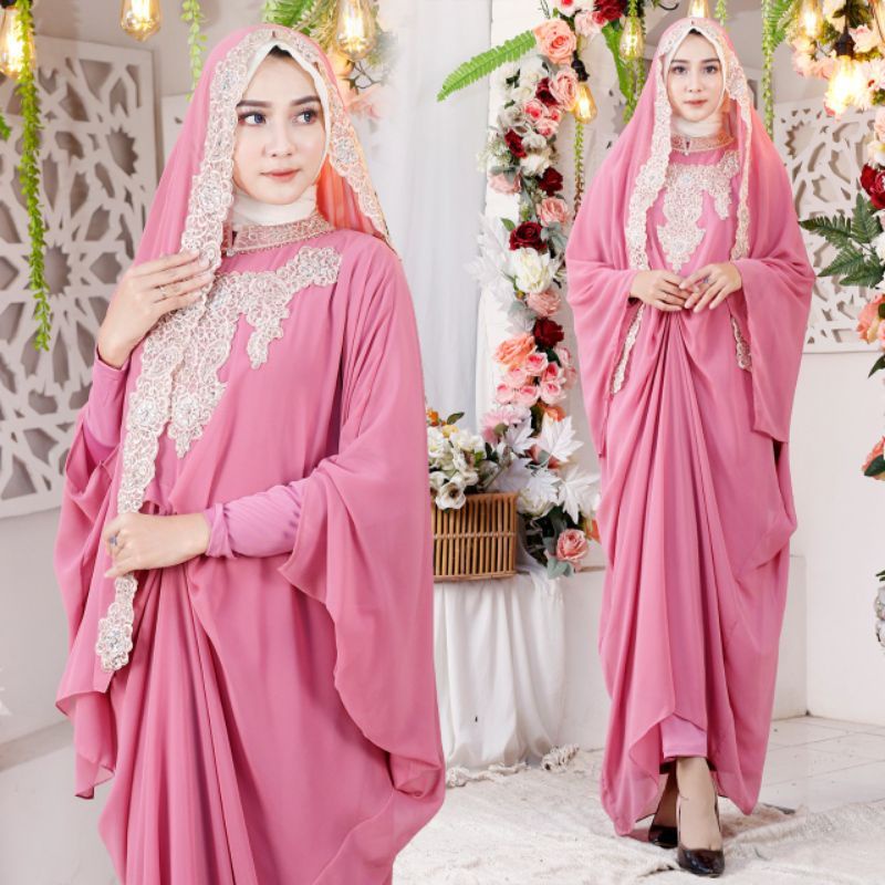 Cod gamis kaftan yasmani//gamis kaftan lebaran original//gamis kaftan terbaru//gamis lebaran murah