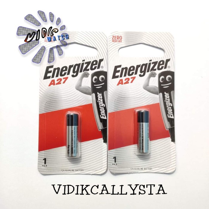 Asli Battery Batrei Baterai Energizer 27A A27 A 27 12V Original