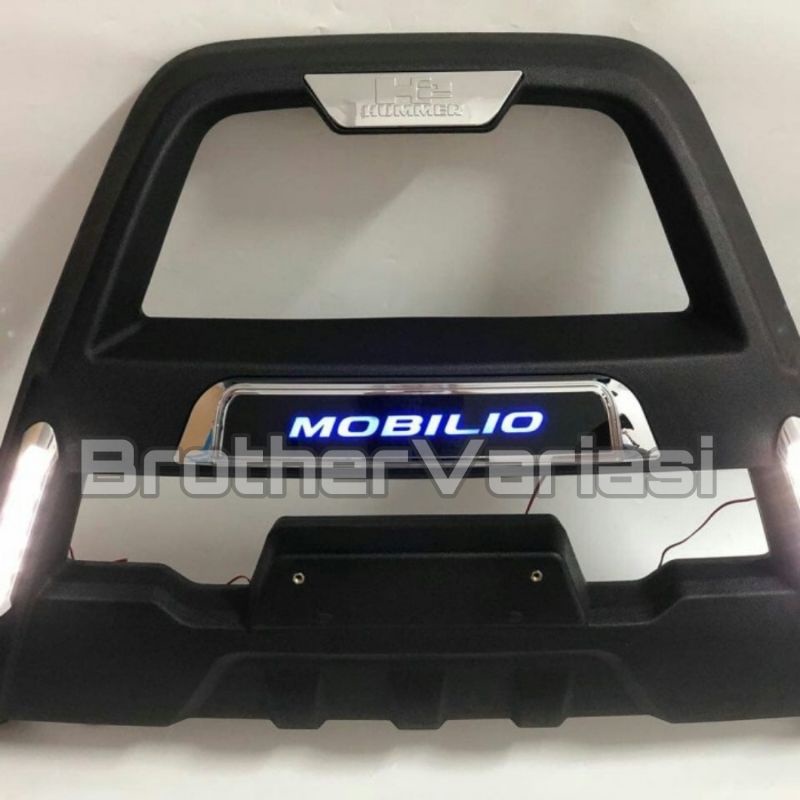 Tanduk / bumper depan mobilio with led