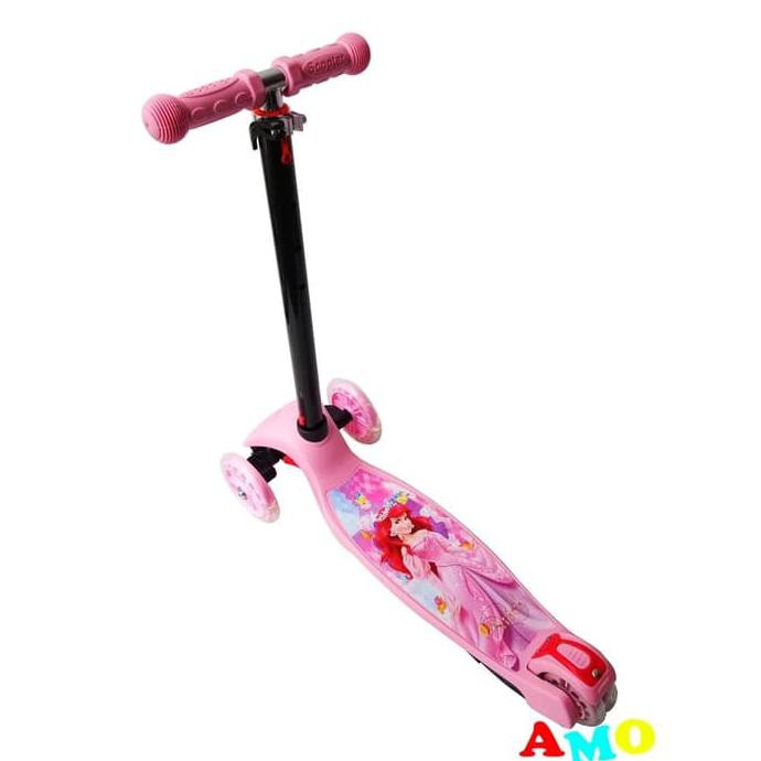 Terbaru  21st KICKBOARD SCOOTER OTOPED SEKUTER ANAK PRINCESS PINK