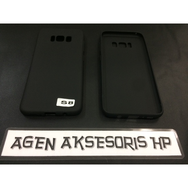 BARU Case Casing Black Mate Samsung S8 5.8 Inc Kondom Pelindung HP ARZ