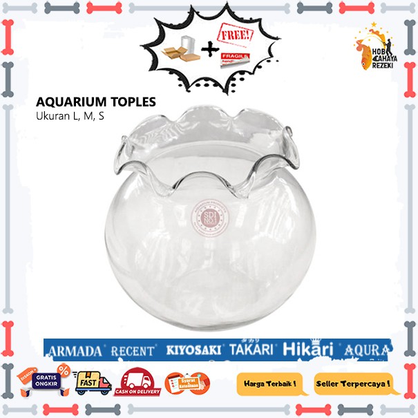 Aquarium Toples Bulat