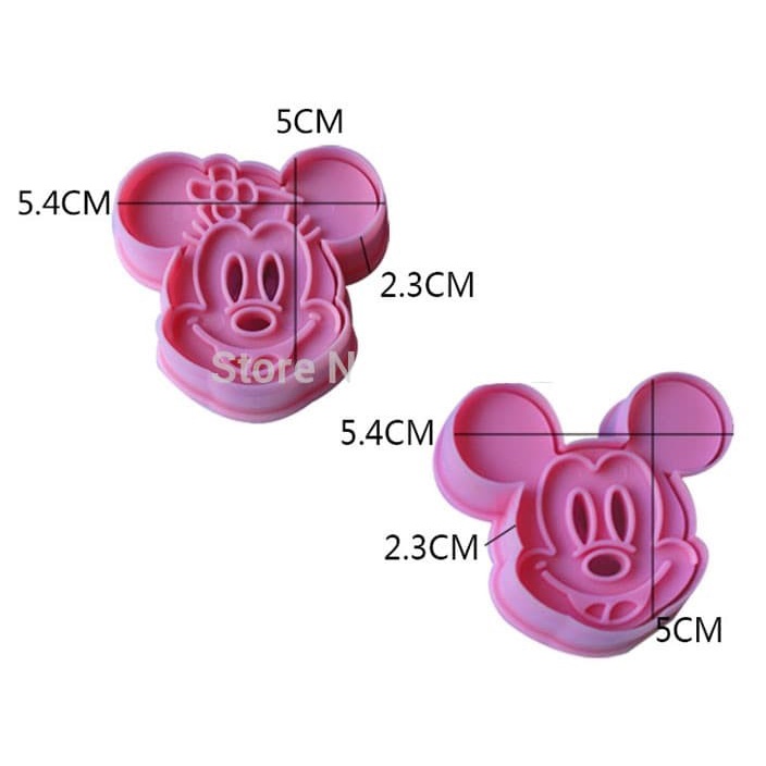 Sandwich/Fondant/Biscuit/Cake Cutter - Mouse Shape (2pcs)