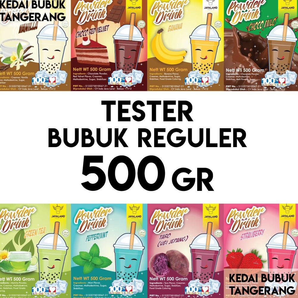 

[KODE OF68] Bubuk minuman bubble drink murah berkualitas Javaland TESTER 500g