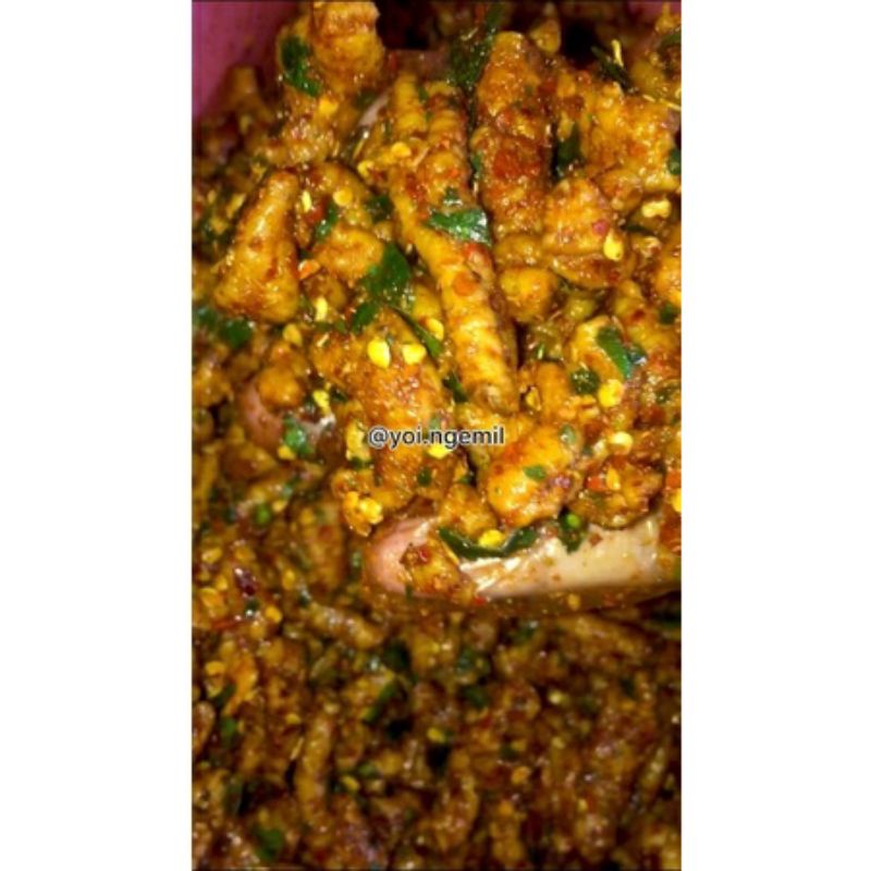 

usus renyah Pedas jeruk 100 gr