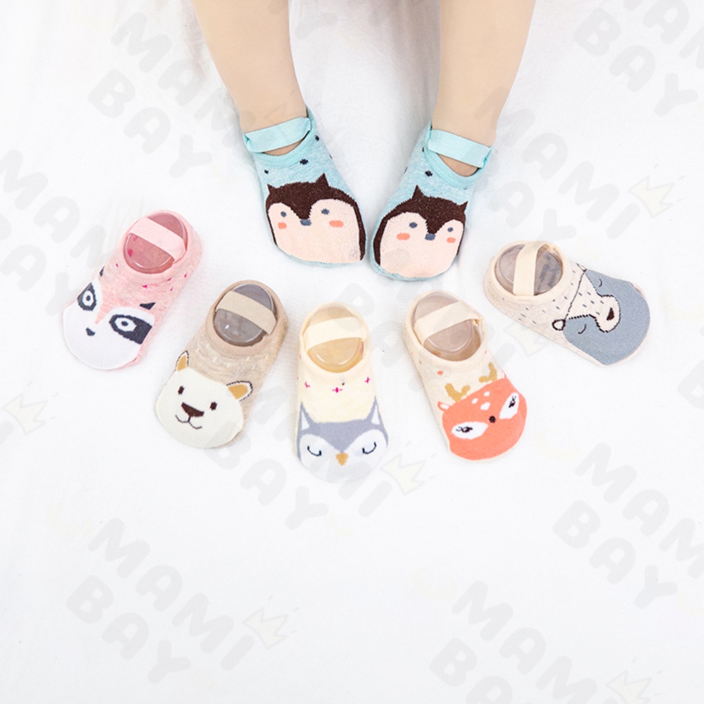 OKEYI Kaos kaki anak cute animals anti slip kaus kaki bayi motif binatang