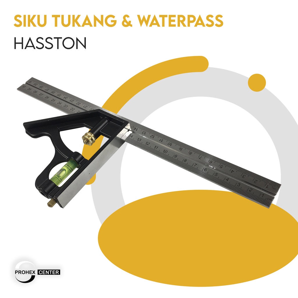 HASSTON 12inch Siku + Waterpas (4081-005)