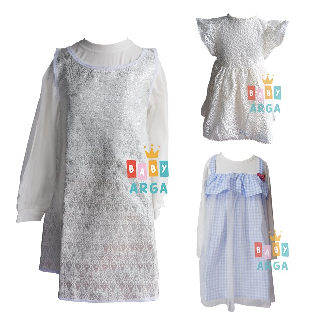 Dress Anak Little K | Dress Party Anak Perempuan | Baju Anak Perempuan