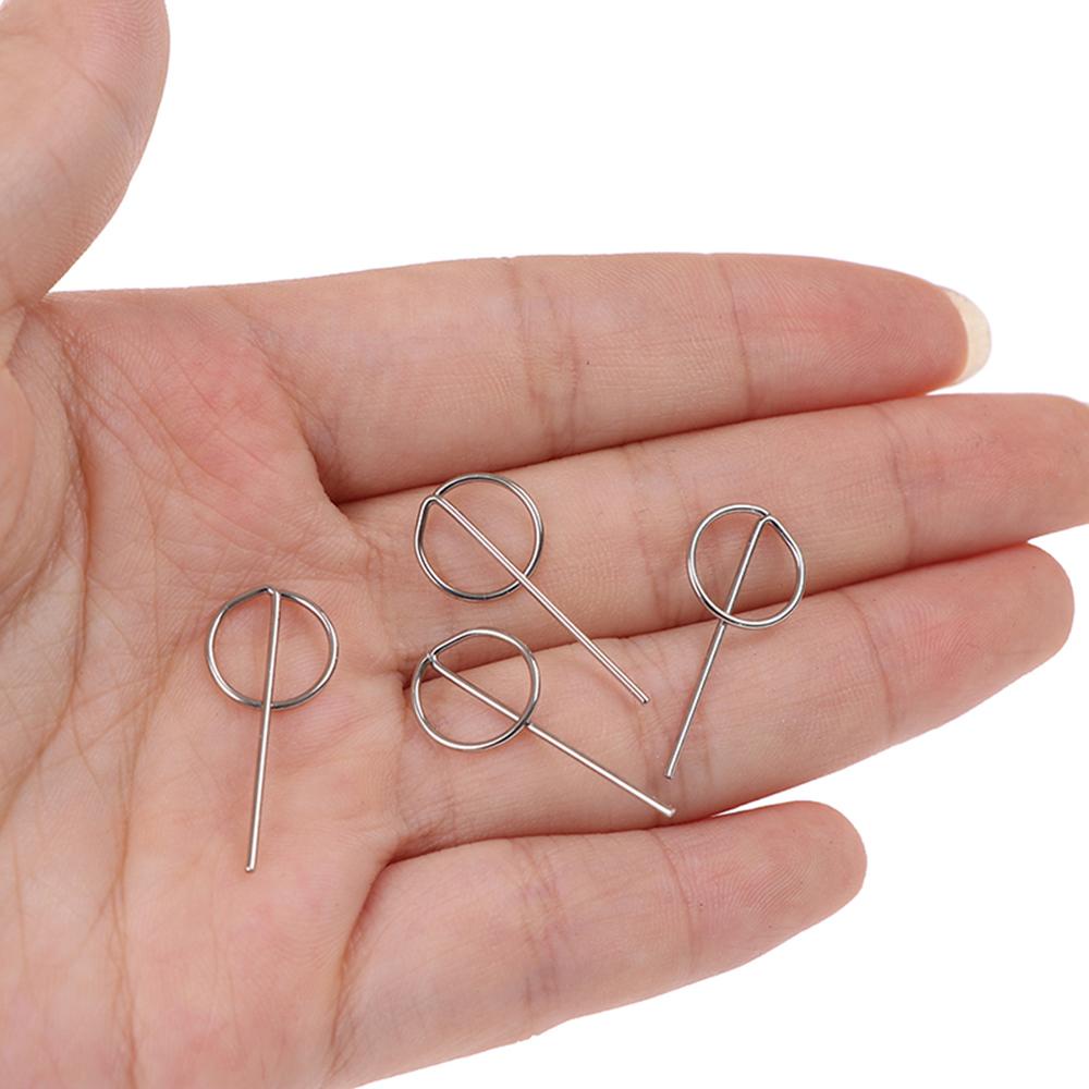 AUGUSTINA Sim Card Tray Ejector Universal 10pcs /pack Alat Kunci Telepon Pin Ejecting Phone Use Tools Pin Kartu Pelepas Smartphone