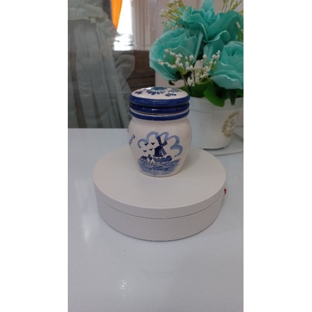 Mini Delft Blue Storage Jar