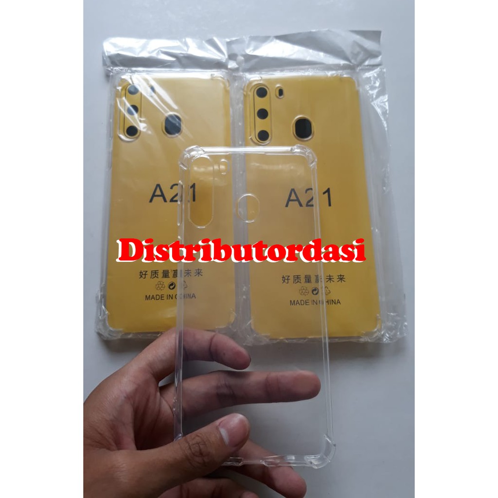 anticrack SOFTCASE CASE TPU SILIKON CASING samsung a21 ready stok