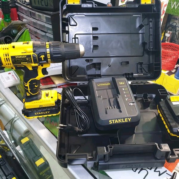 Mesin Bor Cordless Stanley Bor Baterai SCH20C2K Electric Drill