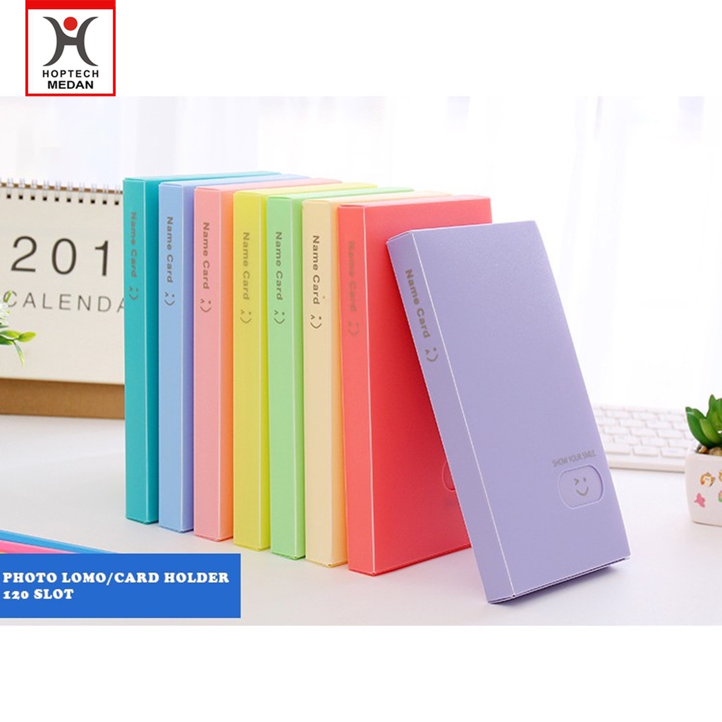 Photo lomo card 120 Slot album tempat photocard polaroid foto lomo organizer | slip in