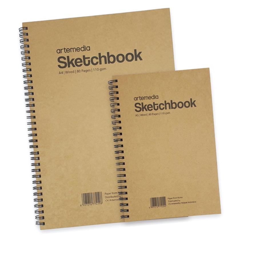 

Importir Artemedia Sketchbook A4 80 Lembar 110 GSM Buku Sketsa Gambar Pensil Charcoal Arang