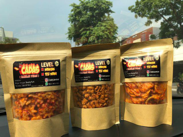 Kemasan Standing Pouch Kraft Window Zipper 14x20 400g