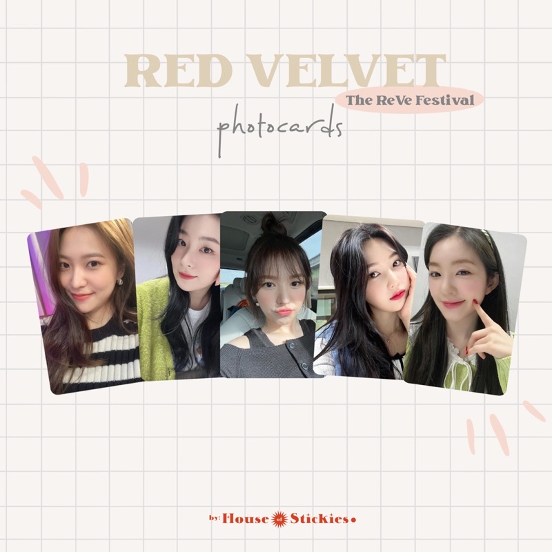 Red Velvet Unofficial Photocard Feel My Rhythm The ReVe Festival