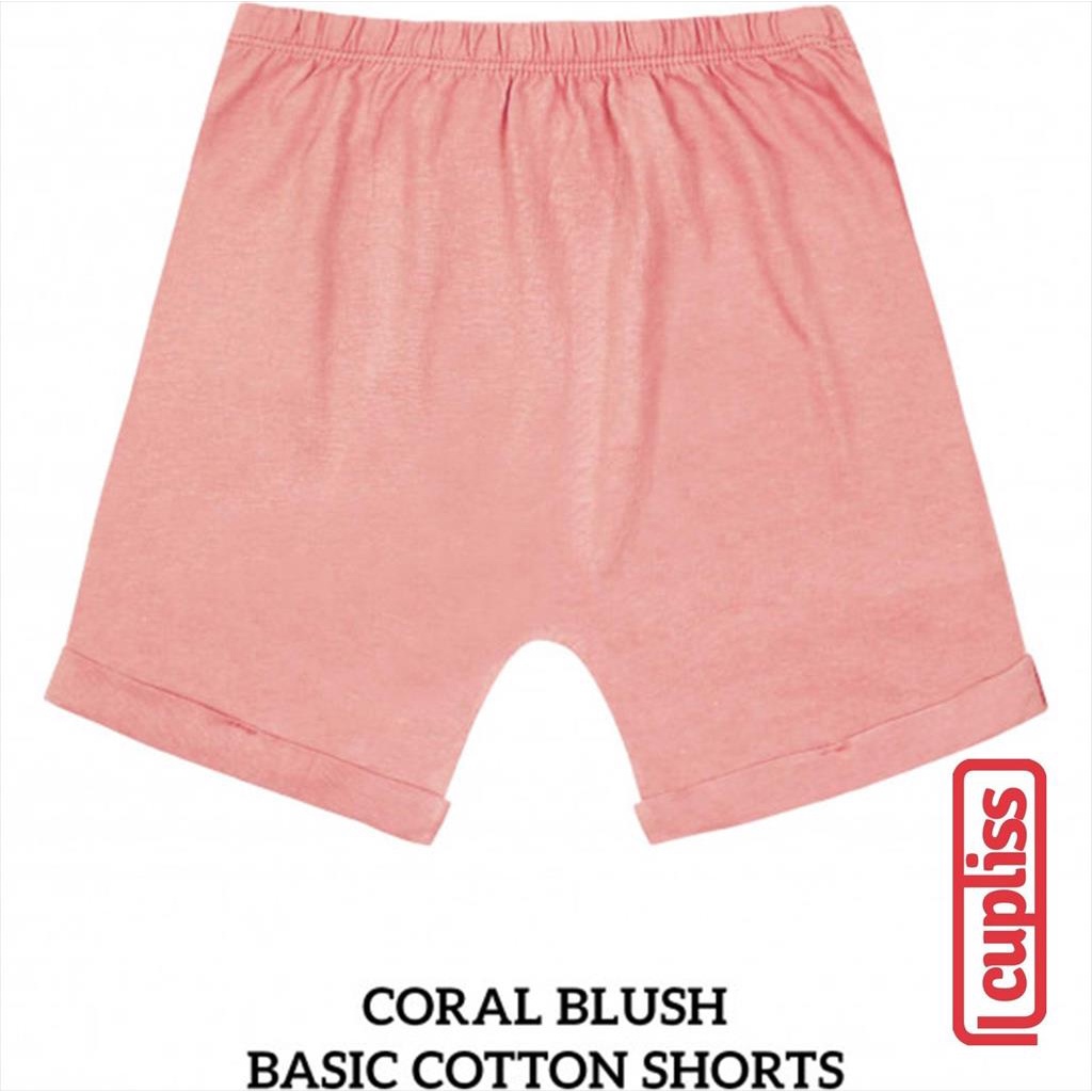 Little Palmerhaus Basic Cotton Shorts Celana Anak - Coral Blush