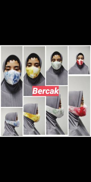 MASKER KAIN HIJAB SECUBA PREMIUM (3 WARNA)