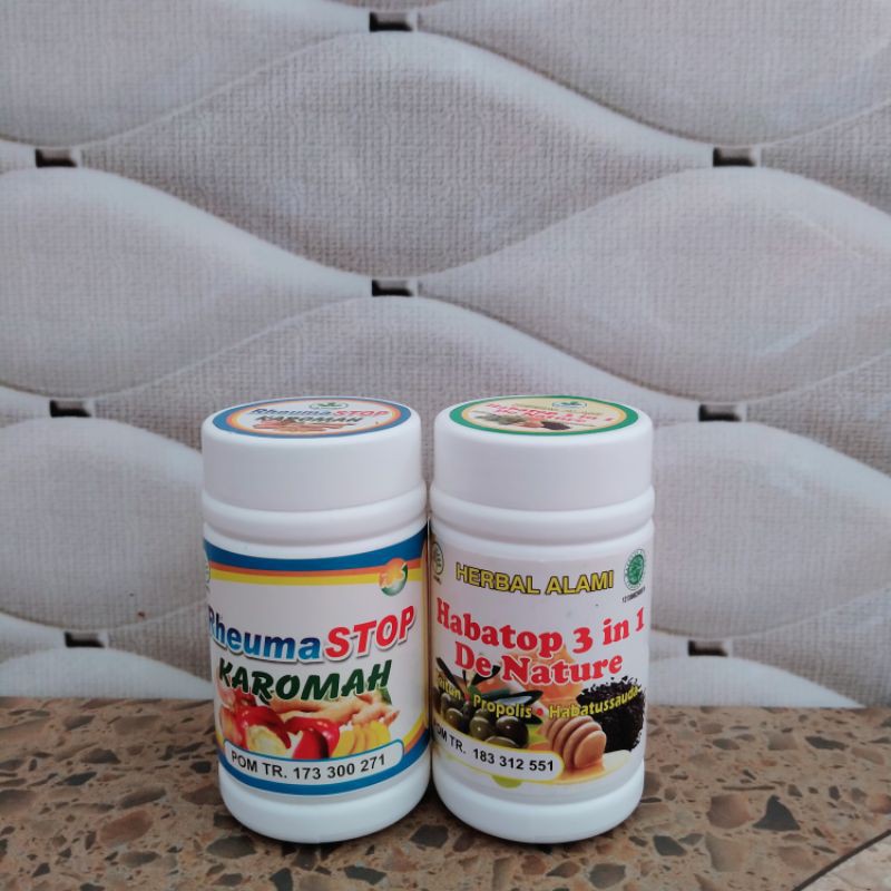 RHEUMASTOP HABATOP 3 IN 1- OBAT REMATIK - OBAT KESEMUTAN