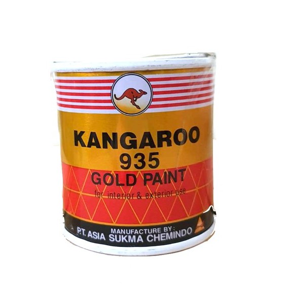 

Cat Minyak warna Emas / Cat Gold merek Kangaroo Gold Paint