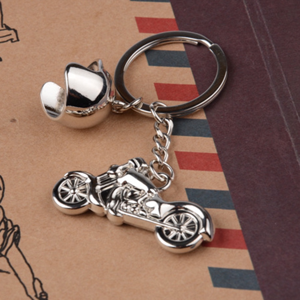 {LUCKID}Motor Figure key chain Metal Car Key Ring Key Holder Gift Personalized Chains