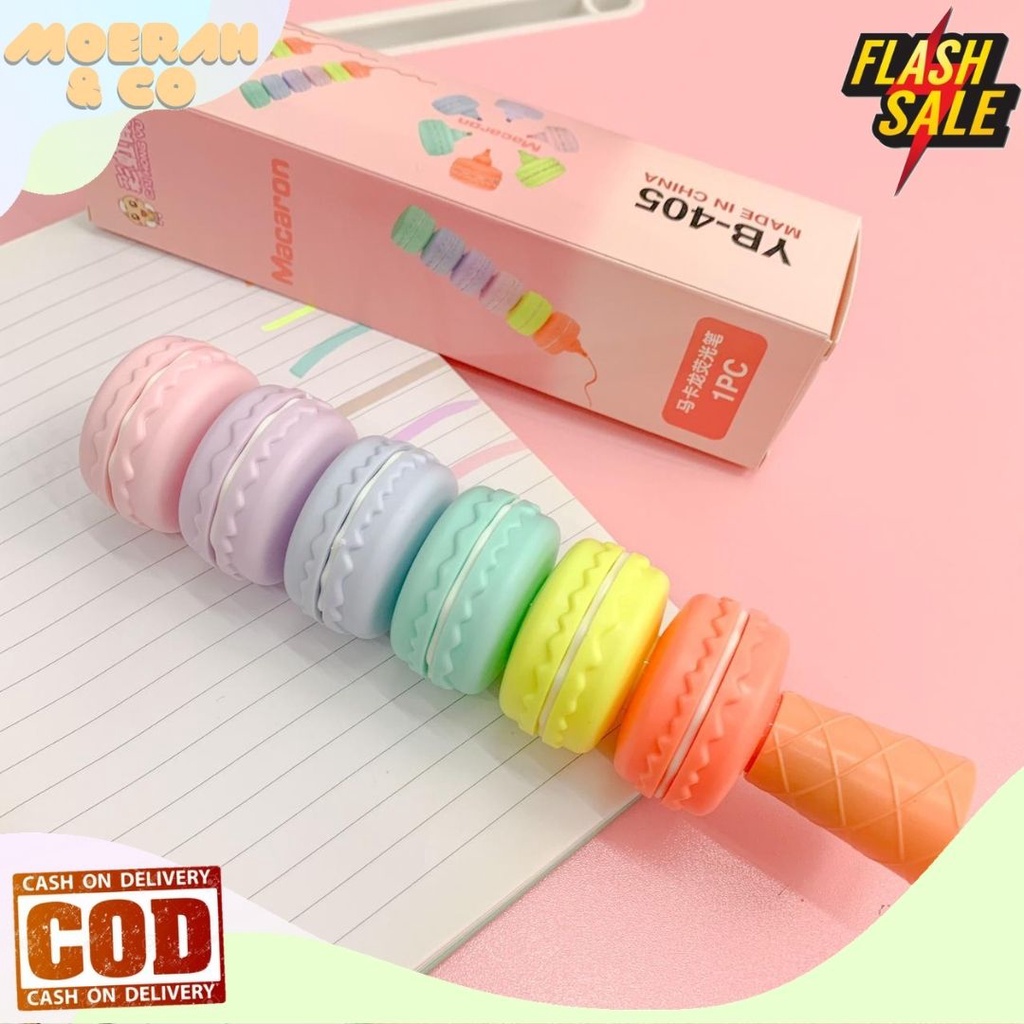 

STABILO MARKER HIGHLIGHTER SUSUN KARAKTER MACARON LUCU CUTE 1 SET 5 WARNA TERMURAH FANCY UNIK COD