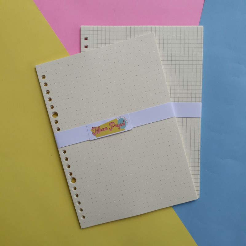 

LOOSE LEAF A5 / BOOK PAPER GRID / LOOSE LEAF BOOKPAPER