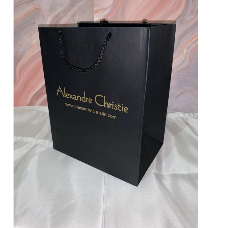 

ETB Paper bag Alexandre Christie Hitam Paper Bag Kotak Jam Tangan➝✿ (Ready)Kirim langsung ➝