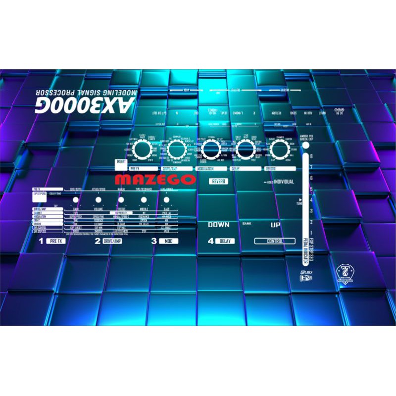 stiker efek korg ax3000g