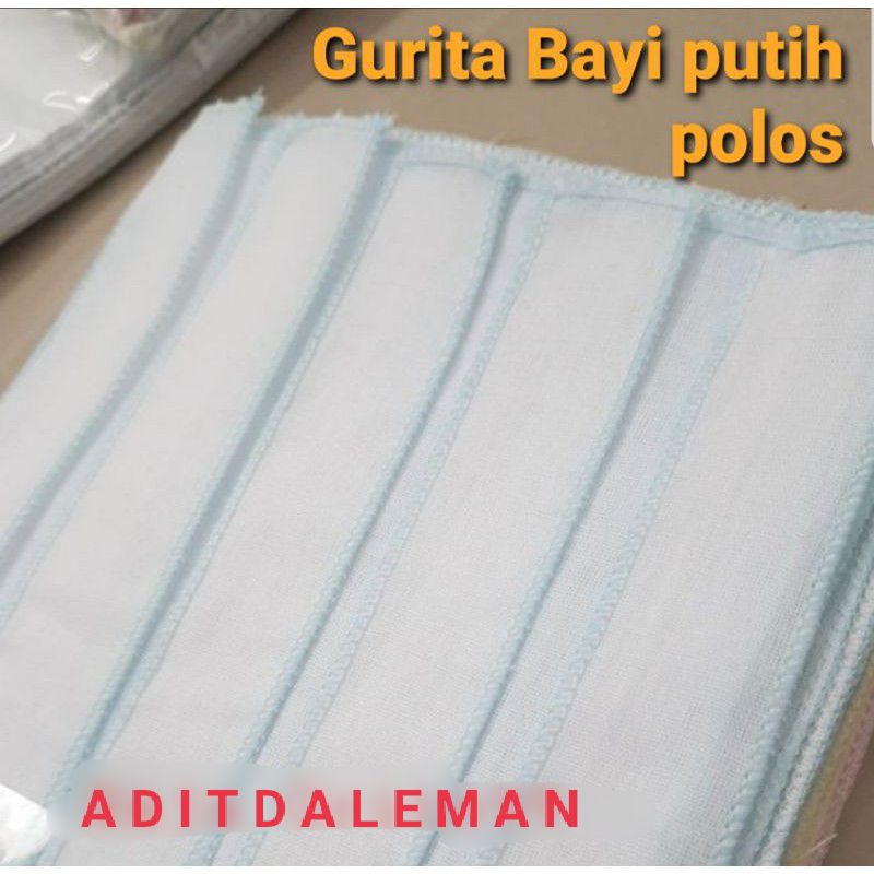 12 pcs gurita bayi putih polos | grito bayi murah | gurita bayi tali pusar